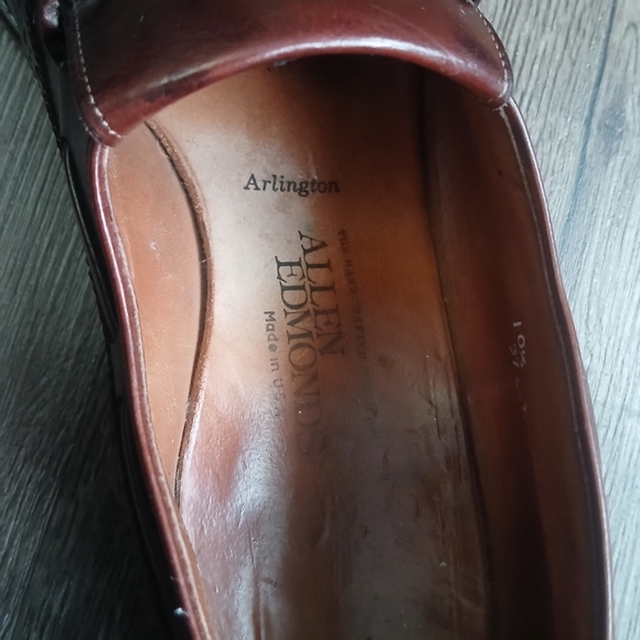 Allen Edmonds Alrington Wingtip Tasseled Loafer Brown Size 11 D - Picture 6 of 8